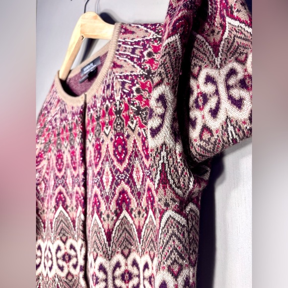 GEORGE Mark Eisen Angora Cardigan - Picture 6 of 8